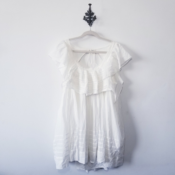 NWT Free People Hailey Mini Dress Size S White Ivory - Picture 2 of 7